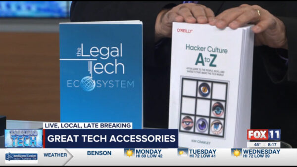 Photo of Books Featured on the Tech Segment