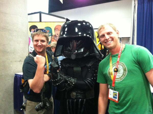 Shawn gets a Photo with Dark Helmet at ComicCon 2012