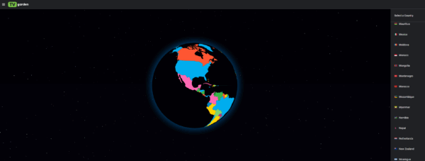 Screenshot of TV.Garden