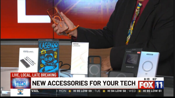 Photos from KMSB Fox 11 Segment featuring CaseKoo and EZQuest